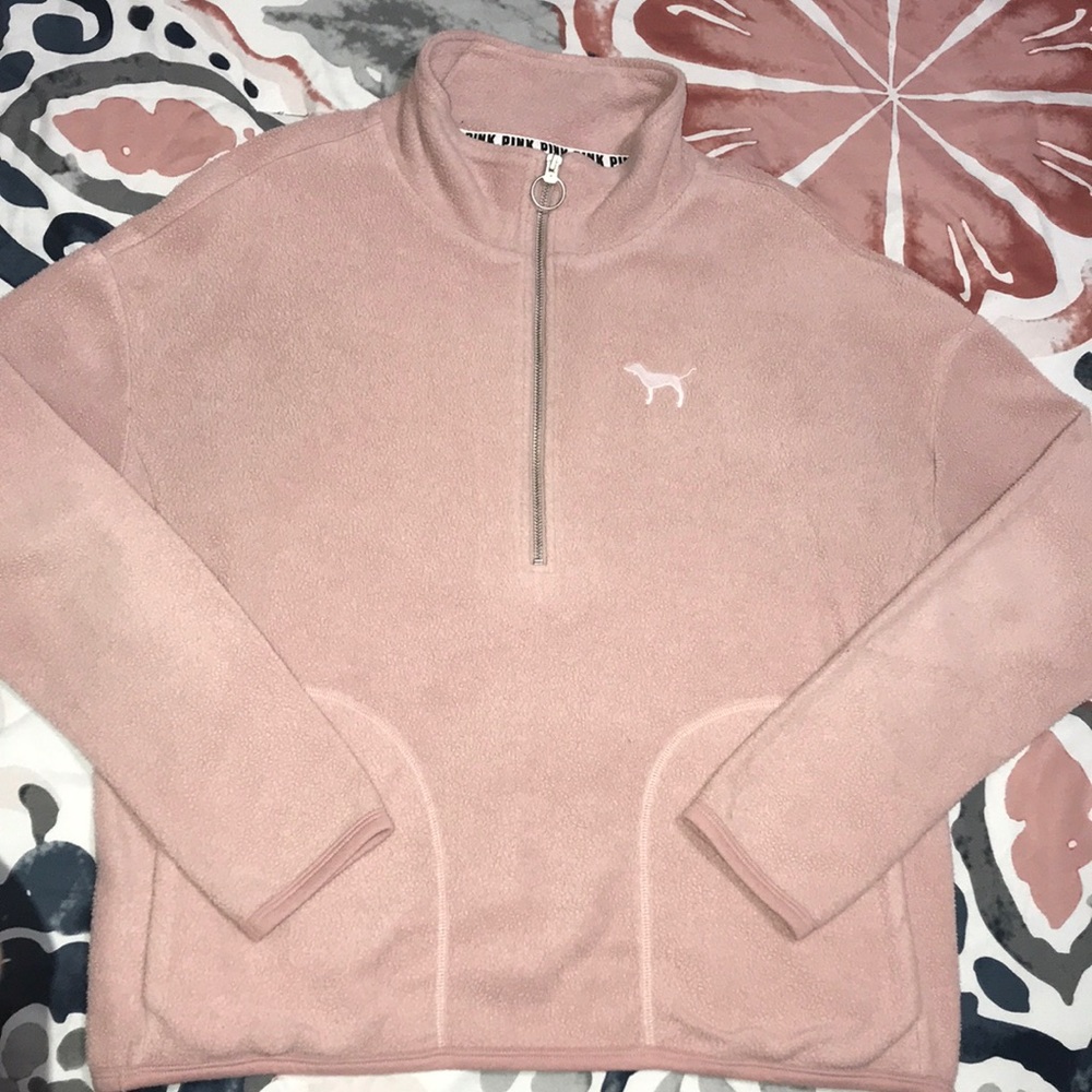 VS PINK Sherpa Pullover